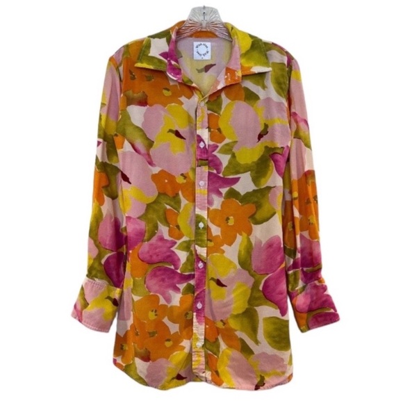 Withjean , jean kelly floral long sleeve dress in small - Picture 5 of 5